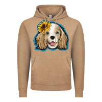 Vintage Coffee cocker spaniel sunflower Vintage Hoodie - Jasminsmagicworld