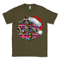 Army Green serape and leopard christmas Classic Tee - CowhideDigitalArt