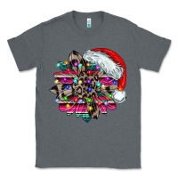 Charcoal Heather serape and leopard christmas Classic Tee - CowhideDigitalArt