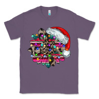 Lavender serape and leopard christmas Classic Tee - CowhideDigitalArt