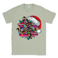 Matcha serape and leopard christmas Classic Tee - CowhideDigitalArt