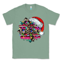 Sage serape and leopard christmas Classic Tee - CowhideDigitalArt