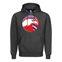 Charcoal Heather America Since 1776 Zipper Hoodie - Bettercallsaul