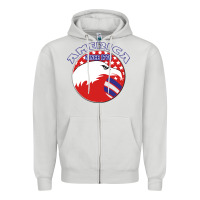 Dove Grey America Since 1776 Zipper Hoodie - Bettercallsaul