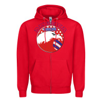 Red America Since 1776 Zipper Hoodie - Bettercallsaul