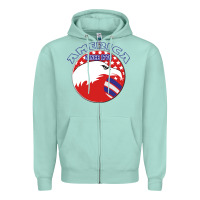 Seafoam America Since 1776 Zipper Hoodie - Bettercallsaul