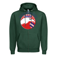 Sports Green America Since 1776 Zipper Hoodie - Bettercallsaul