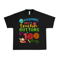 Black pushing my teacher buttons for 100 days Urban Heavy Tee - MaliasSmallBusiness