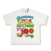 Pistachio pushing my teacher buttons for 100 days Urban Heavy Tee - MaliasSmallBusiness