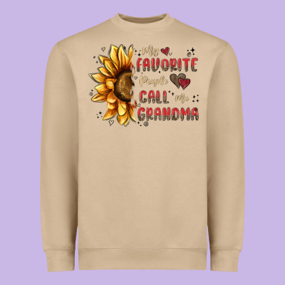 My Favorite People Call Me Grandma Heavyweight Sweatshirt Designed By Maliassmallbusiness