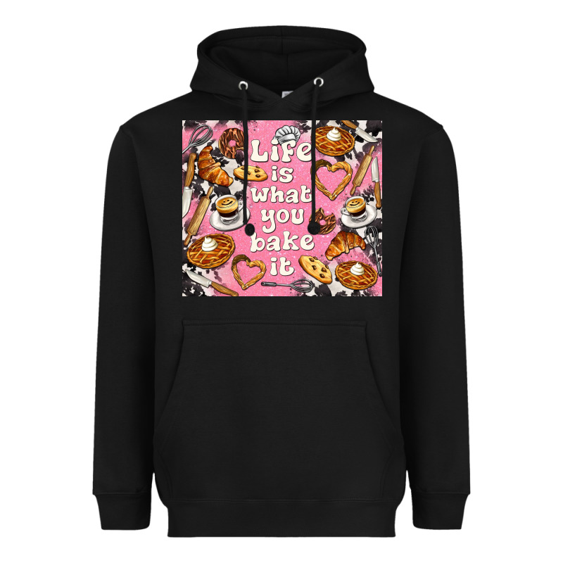 Life Is What You Bake It With Cowhide Heavyweight Hoodie by TumblerDesignByShophia | Teevron
