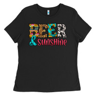 Black beer and sunshine Ladies Tee - HRA Design Shop