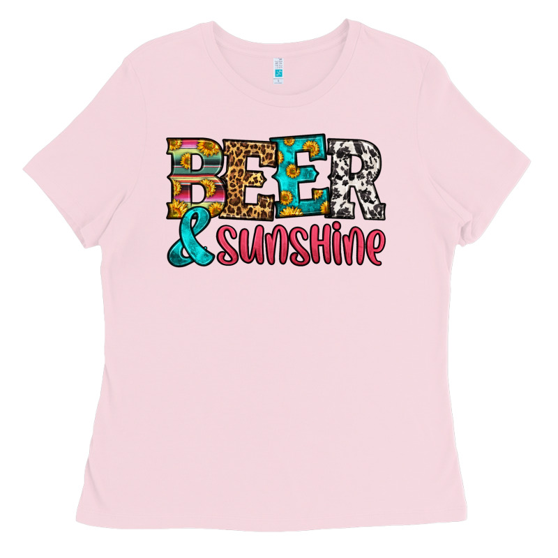 Beer And Sunshine Ladies Tee by HRA Design Shop | Teevron