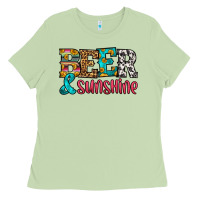 Matcha beer and sunshine Ladies Tee - HRA Design Shop
