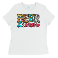 White beer and sunshine Ladies Tee - HRA Design Shop