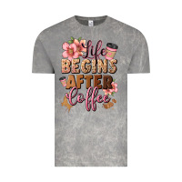 Cloud Rock life begins after coffee Vintage Tee - JahusDesignShop