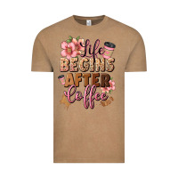 Vintage Coffee life begins after coffee Vintage Tee - JahusDesignShop