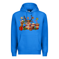True Royal reindeer coffe cups christmas Premium Hoodie - CowGirlArtShop