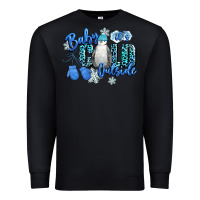 Black baby its cold outside Premium Sweatshirt - CowGirlArtShop