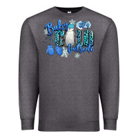 Charcoal Heather baby its cold outside Premium Sweatshirt - CowGirlArtShop