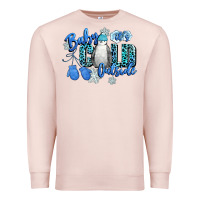 Pale Pink baby its cold outside Premium Sweatshirt - CowGirlArtShop