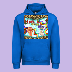 Pride Lgbtq Love Always Wins Peace Gender Symbol Urban Hoodie Designed By Bundleandbundleshop