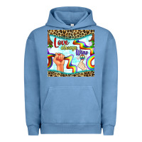Pigment Pebble Blue Pride lgbtq love always wins peace gender symbol Urban Hoodie - BundleAndBundleShop