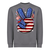 Storm peace 4th july Heavyweight Sweatshirt - NancyCooperArtShop