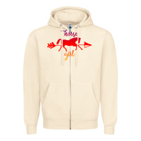 Sandshell Horse Girl Zipper Hoodie - Bettercallsaul