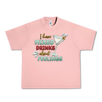 Salmon i have mixed drinks about feeling Urban Heavy Tee - MaliasSmallBusiness