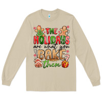 Mushroom the holidays are what you bake them Long Sleeve Tee - MaliasSmallBusiness