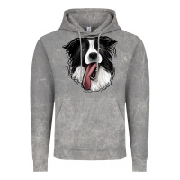 Cloud Rock Border Collie Vintage Hoodie - Jasminsmagicworld
