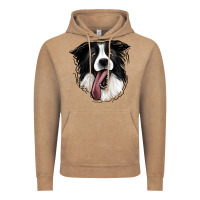 Vintage Coffee Border Collie Vintage Hoodie - Jasminsmagicworld