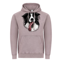 Vintage Zinc Border Collie Vintage Hoodie - Jasminsmagicworld