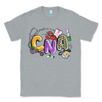 Heather Grey cna mardi gras Classic Tee - MaliasSmallBusiness