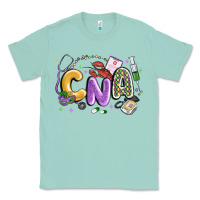 Seafoam cna mardi gras Classic Tee - MaliasSmallBusiness