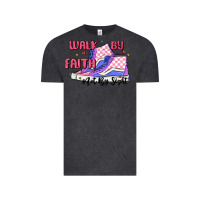 Vintage Black walk by faith Vintage Tee - MaliasSmallBusiness