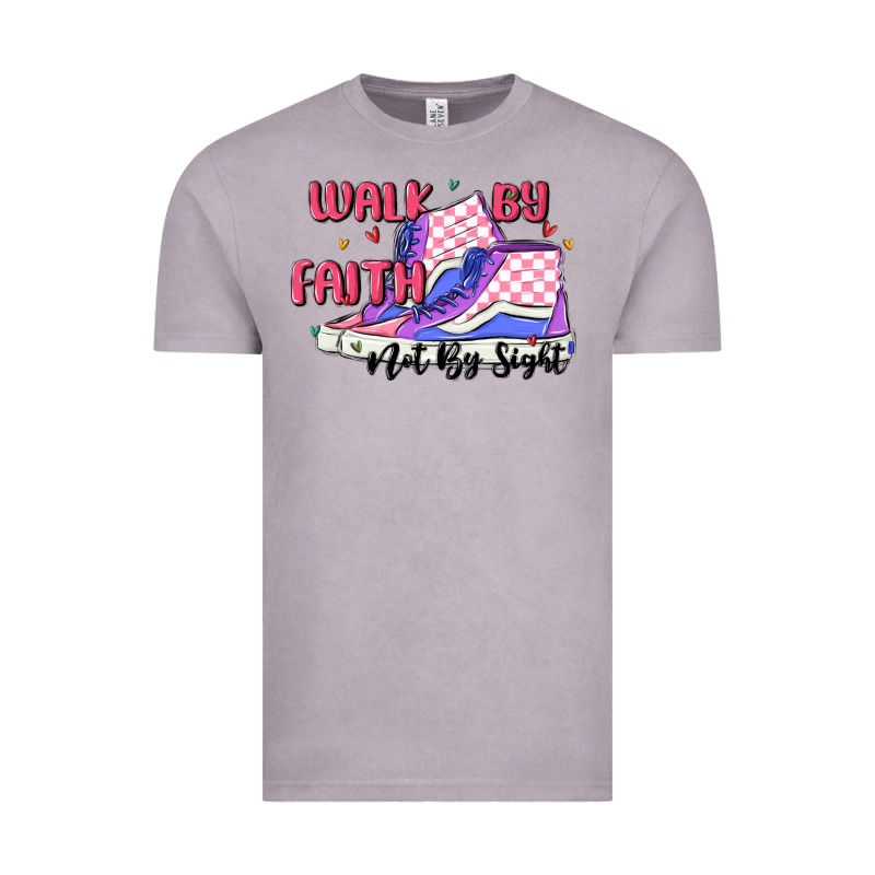 Walk By Faith Vintage Tee by MaliasSmallBusiness | Teevron