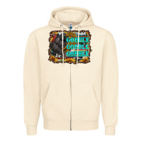 Sandshell gobble gobble gobble Zipper Hoodie - RanaPortraitStore