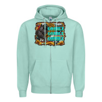 Seafoam gobble gobble gobble Zipper Hoodie - RanaPortraitStore