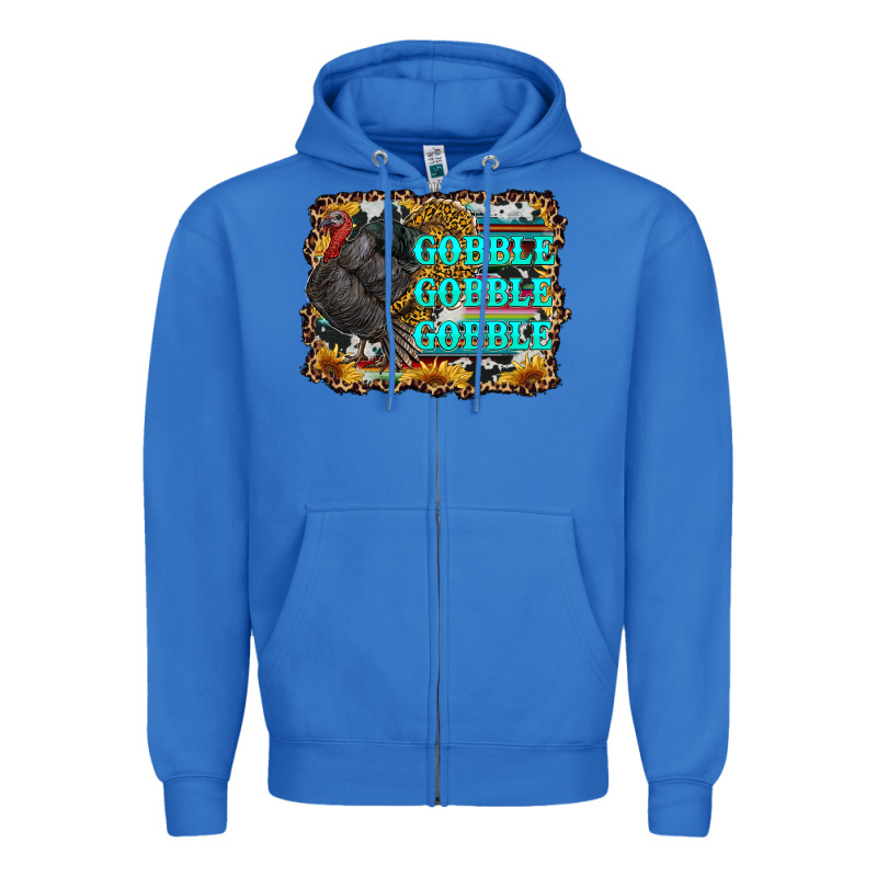 Gobble Gobble Gobble Zipper Hoodie by RanaPortraitStore | Teevron