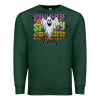 Sports Green spooky spooky spooky vibes Premium Sweatshirt - CowGirlArtShop