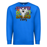 True Royal spooky spooky spooky vibes Premium Sweatshirt - CowGirlArtShop
