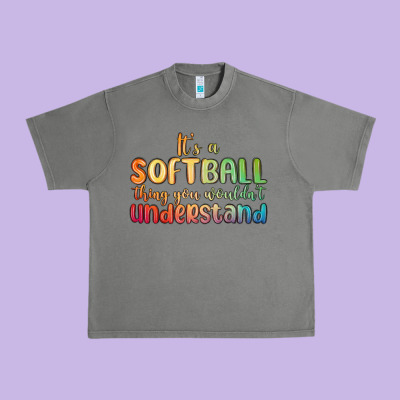 It S A Softball Thing You Wouldn T Understand Urban Heavy Tee Designed By Maliassmallbusiness