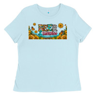 Baby Blue beer and sunshine 16oz libbey cup Ladies Tee - HRA Design Shop