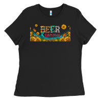 Black beer and sunshine 16oz libbey cup Ladies Tee - HRA Design Shop