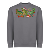 Storm christmas dinosaurs Heavyweight Sweatshirt - MaliasSmallBusiness