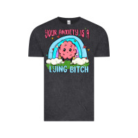 Your Anxiety Is A Lying Bitch Vintage Tee | Teevron