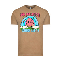 Vintage Coffee your anxiety is a lying bitch Vintage Tee - MaliasSmallBusiness