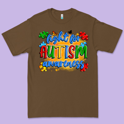 Fight For Autism Awareness Premium Tee Designed By Artiststas